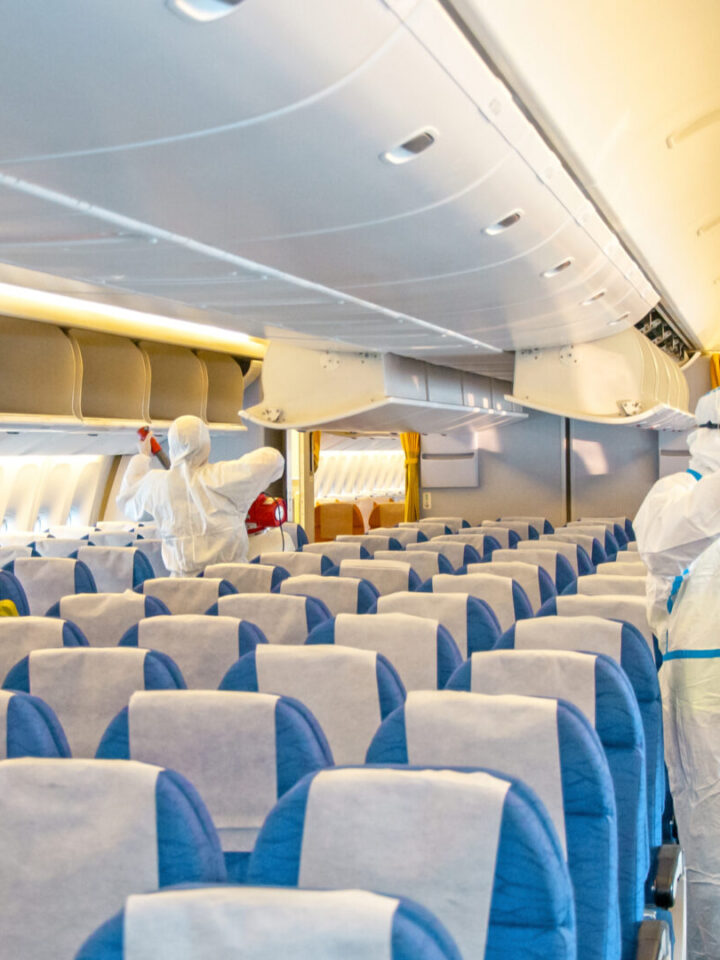 Airlines are making an effort to keep aircraft as clean as possible. Photo via Shutterstock