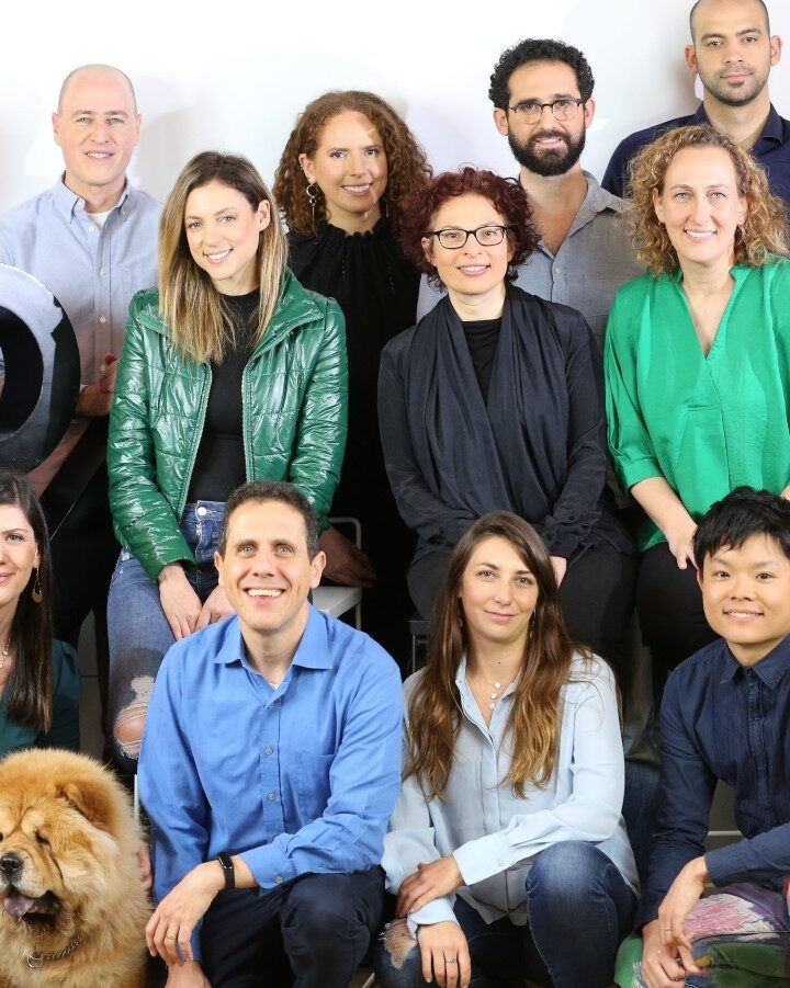 The Joy Ventures team. CEO Miri Polachek is in the green blouse.