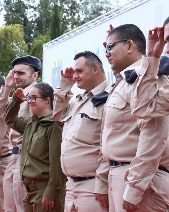 Israel’s Special in Uniform gives young adults with intellectual and physical disabilities the chance to serve in the military. Photo courtesy of JNF-USA