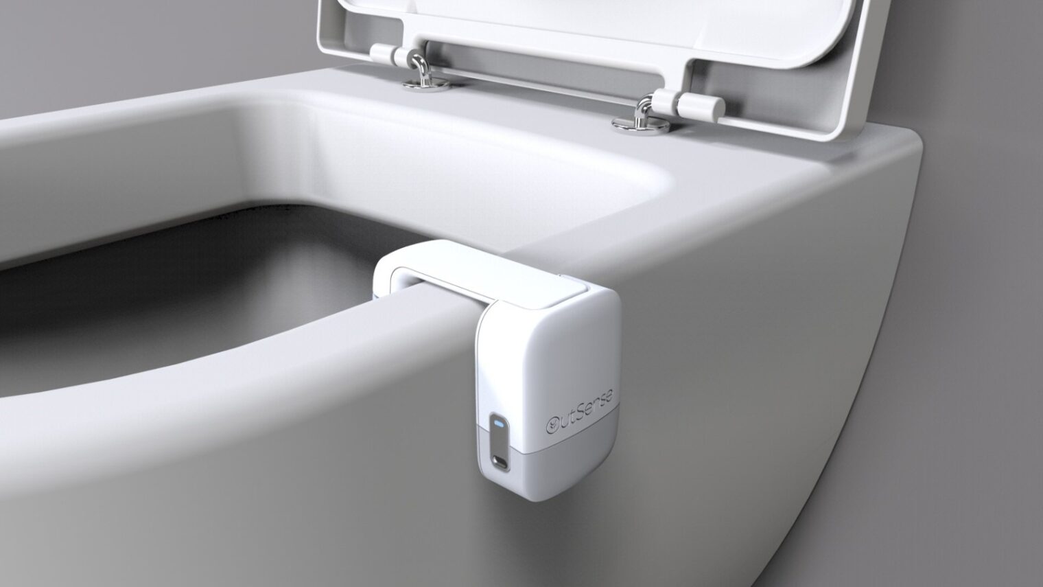 The OutSense system automatically checks excretions for traces of blood every time you use the toilet. Photo courtesy of OutSense