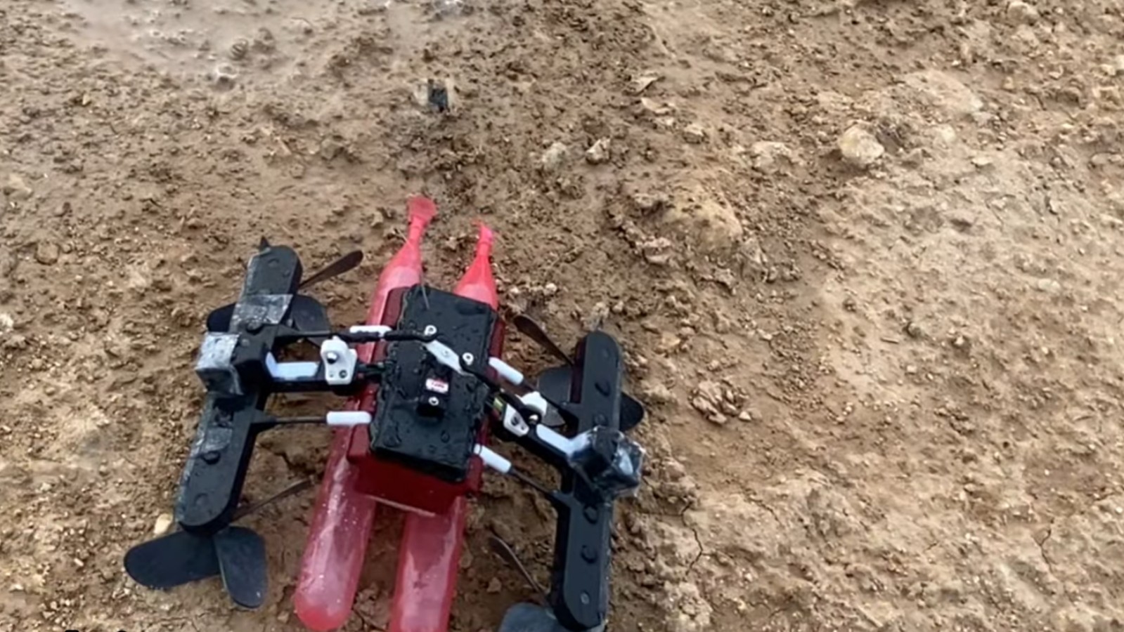 The AmphiSTAR robot from Ben-Gurion University can swim, run on water and crawl on uneven terrain. Photo: screenshot