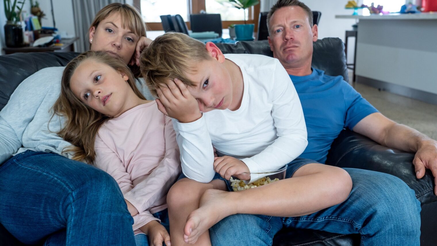 Lockdown leads parents to use morbid humor to display the very real difficulties they were encountering. Photo by Sam Wordley via Shutterstock.com