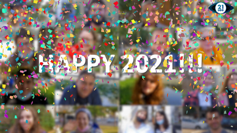 Israelis wish for a happy and healthier year in 2021. Photo still from film
