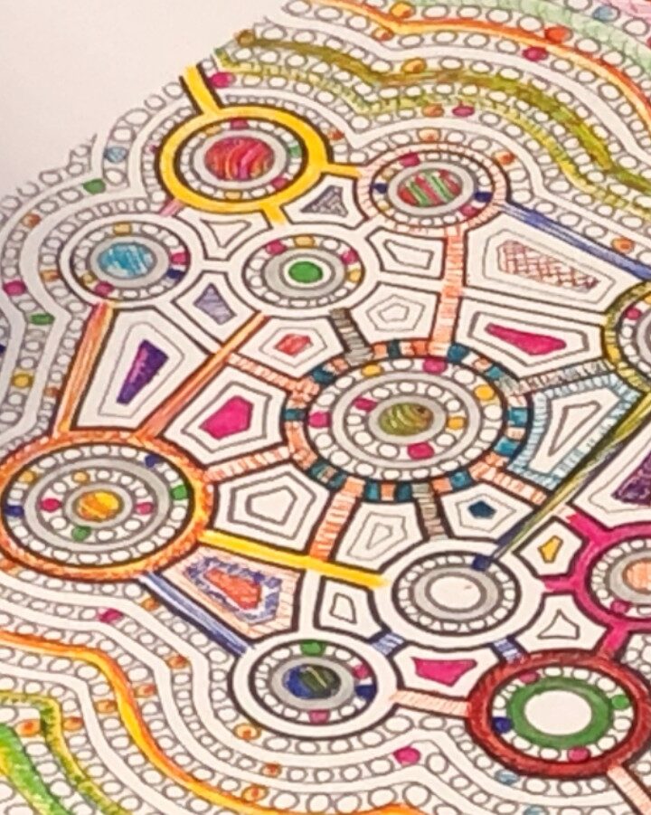 The 110-page “Kabbalah Coloring Book: A Book of Creation” for adults. Photo courtesy of David Friedman