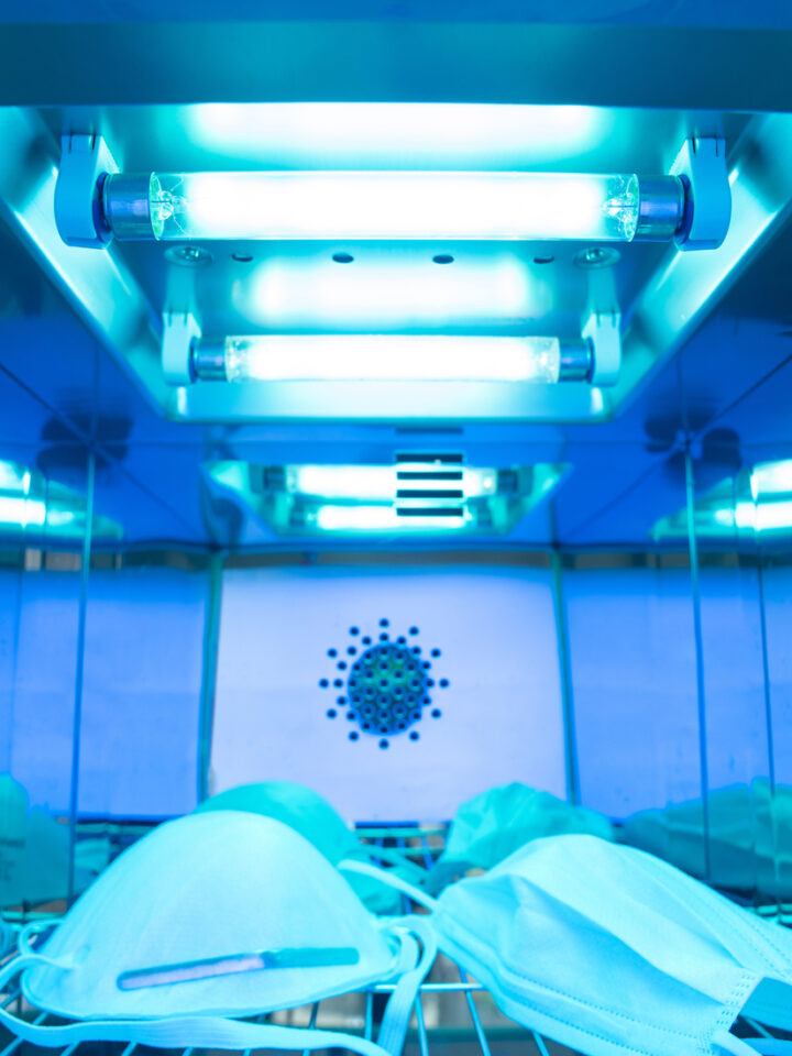 Israeli researchers discover that coronavirus can be quickly and easily killed using UV LED lights. Photo by Nor Gal via Shutterstock.com