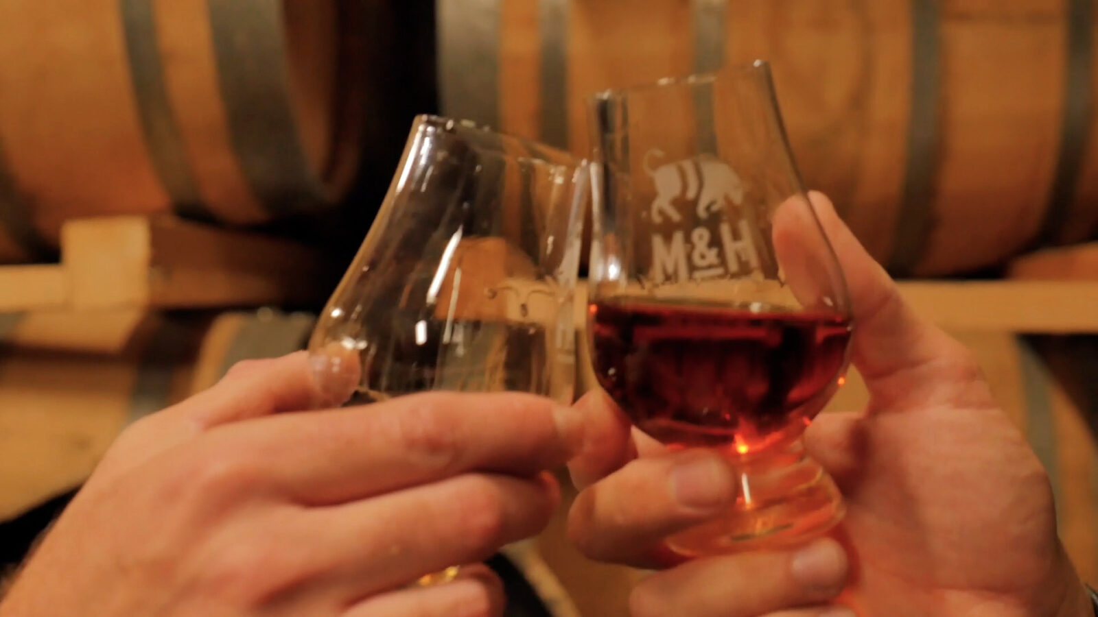 Raise a toast with award-winning whisky from the Land of Milk & Honey. Photo still from film