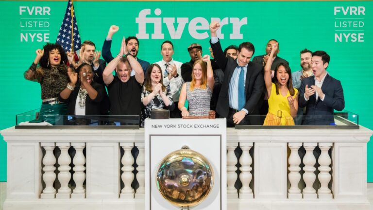 Members of Fiverr on IPO day, June 13, 2019. Photo courtesy of Fiverr