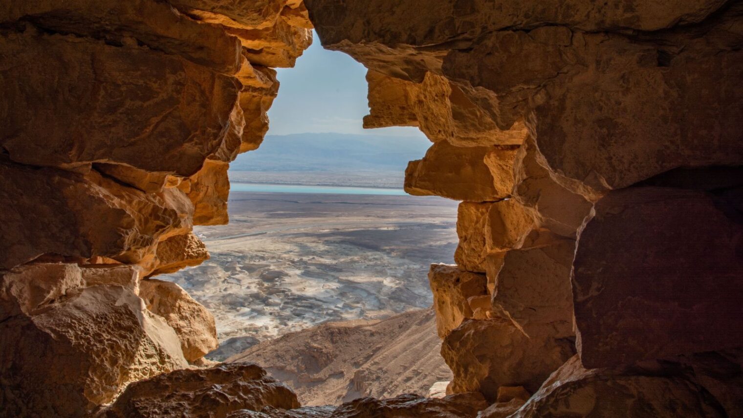 View from Masada National Park near the Dead Sea. Virtual tourism includes all the views, minus the hikes. Photo by Mila Aviv/Flash90