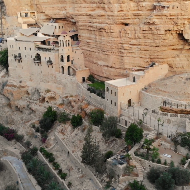 St. George Monastery, Wadi Qelt. Photo still from film