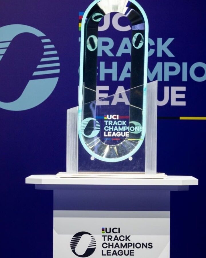 The UCI Track Champions League trophy. Photo courtesy of Israel Cycling Academy