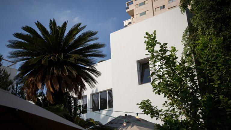 A Bauhaus-style home in Tel Aviv. Illustrative photo by Photo by Miriam Alster/FLASH90