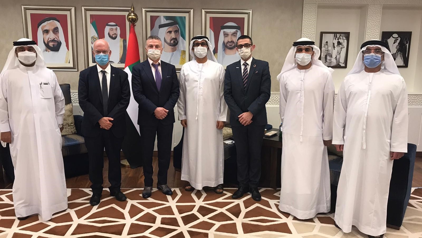 Tel Aviv University signed on as a partner in a new Israeli-Emirati Water Research Institute at a ceremony in Abu Dhabi, June 2021. Photo courtesy of TAU