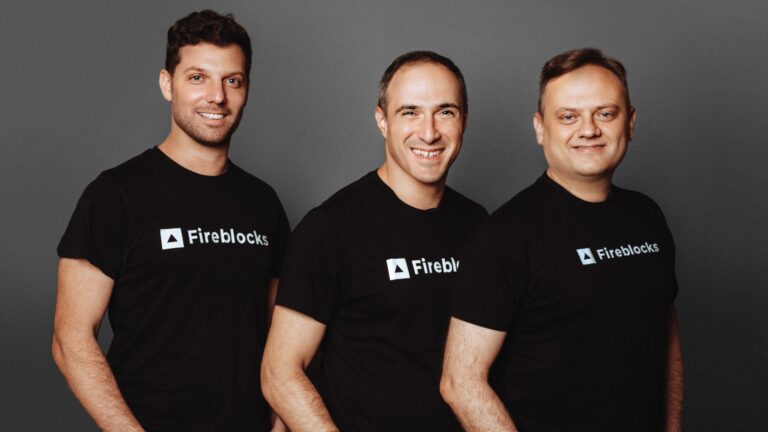 Fireblocks founders Michael Shaulov, Idan Ofrat and Pavel Berengoltz. Photo by Yuliya Nar