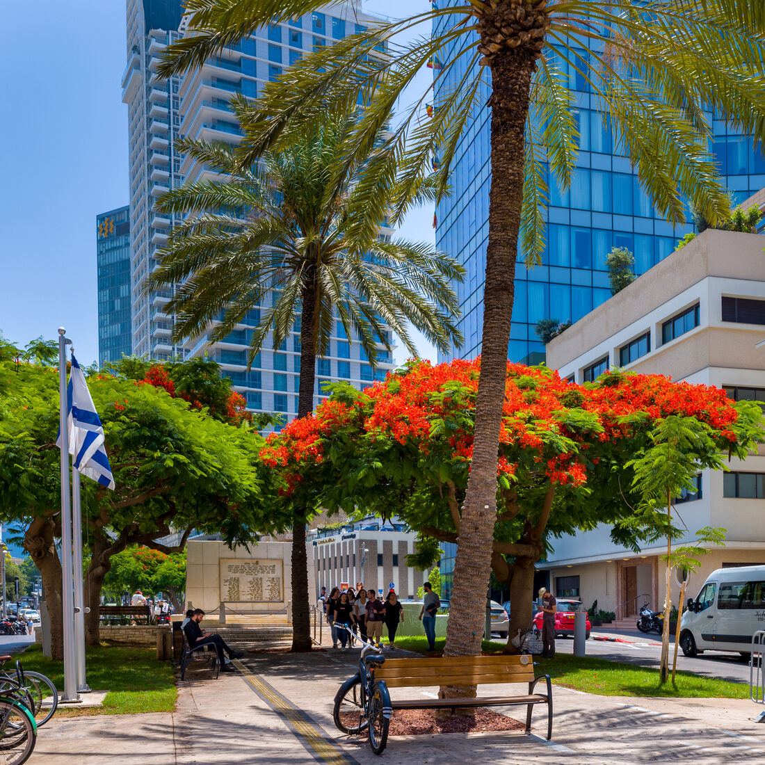 Rothschild Boulevard is one of Tel Aviv's most famous streets, and with good reason. Photo by Boris-b, Shutterstock