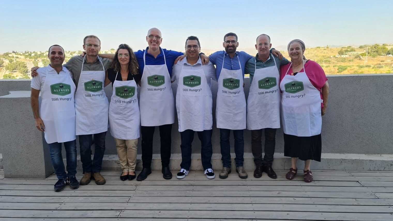 The team of Alfred’s, a new Israeli B2B startup offering an innovative platform for producing plant-based whole cuts for the meat, poultry, meat analog and cultivated meat industry. Photo courtesy of Alfred’s