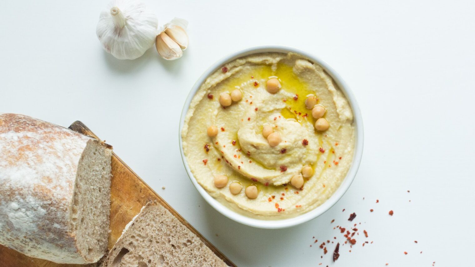 There’s nothing like fresh hummus without preservatives. Photo by Nicholas Barbaros on Unsplash