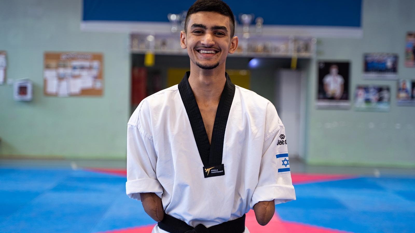Asaf Yasur, Israel’s first para taekwondo world champion. Photo by Yair Glazer
