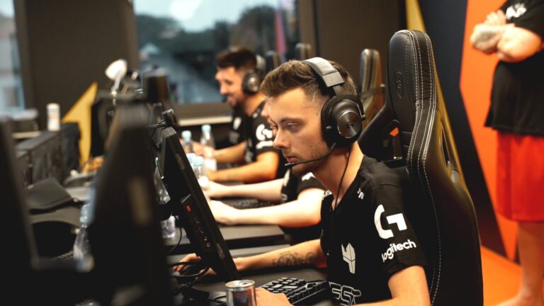 Valorant player Daniel Ponkt at a 2019 Poland bootcamp. Photo courtesy of Finest