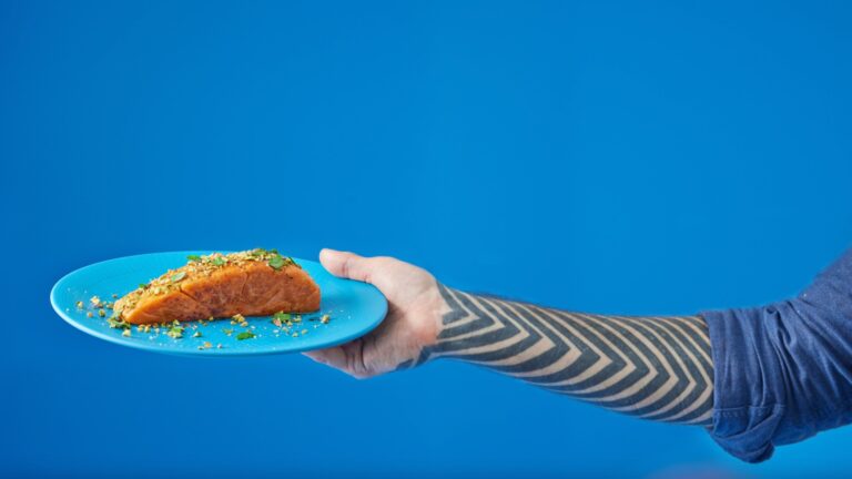 Plantish aims to put plant-based salmon fillet on your fork by 2024. Photo courtesy of Plantish