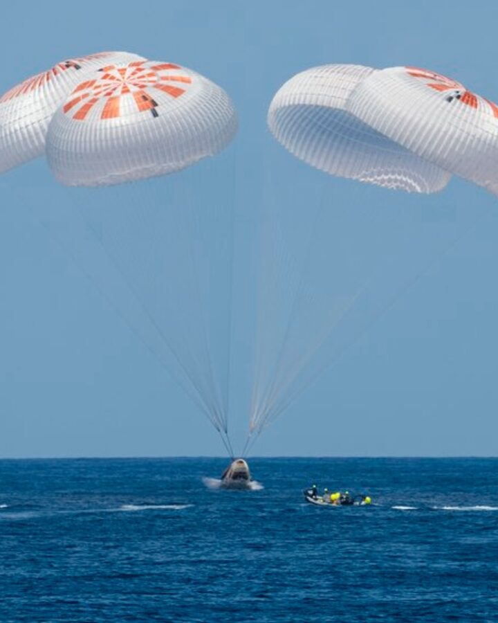 Photo of Axiom Mission’s splashdown courtesy of SpaceX