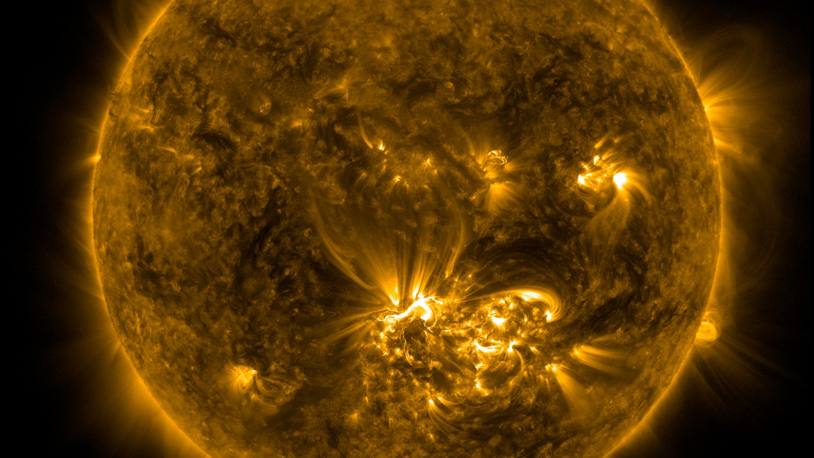 The Atmospheric Imaging Assembly on NASA's Solar Dynamics Observatory (SDO) captured these views of the flare in the Sun’s southern hemisphere on July 12, 2012. Photo courtesy of NASA