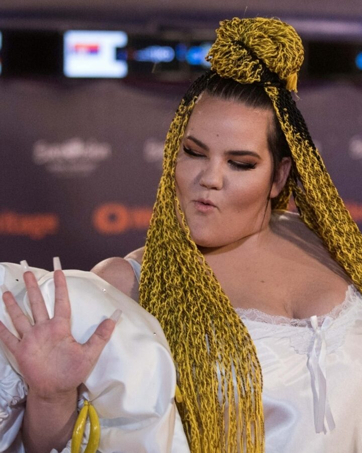 Netta Barzilai, the Israeli winner of the 2018 Eurovision Song Contest, is now officially one of the most popular ones ever. Photo by Hadas Parush/Flash90