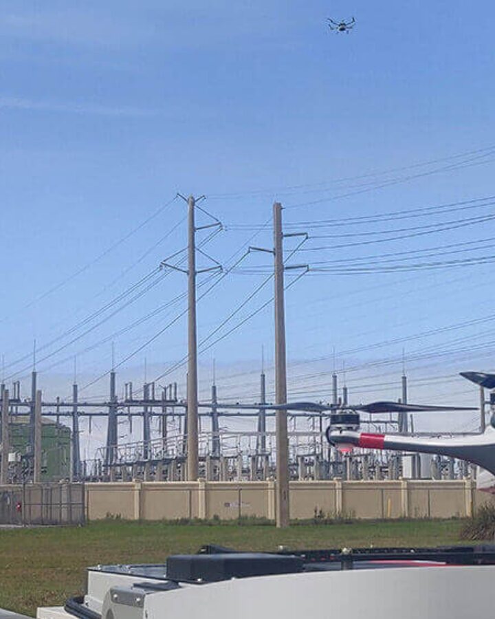 Percepto drones will monitor Florida Power & Light infrastructure. Photo courtesy of Percepto