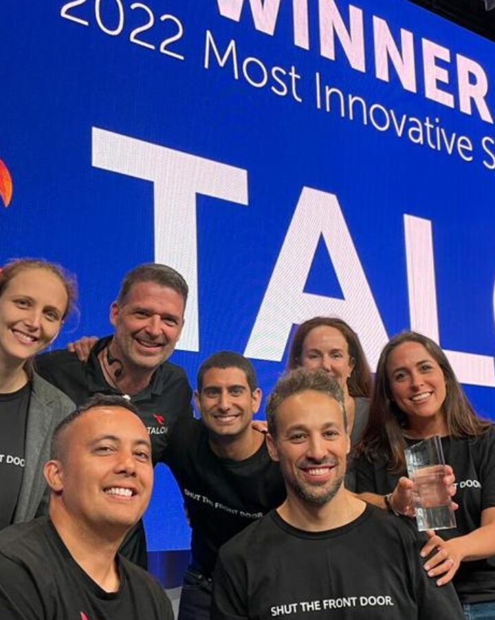 Talon Cyber Security of Tel Aviv won the Innovation Sandbox Contest at the RSA Conference in San Francisco, June 2022. Photo courtesy of Talon