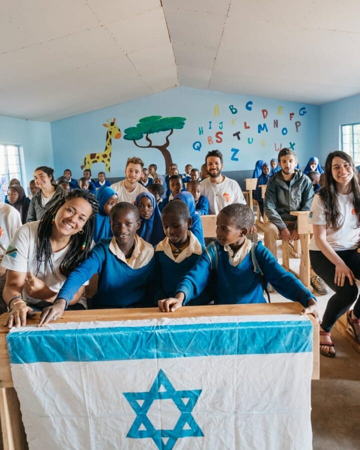 The Afrikan â€“ Working Together organization renovated this school in Tanzania. Photo courtesy of Idan Arad and Shahar Vaturi