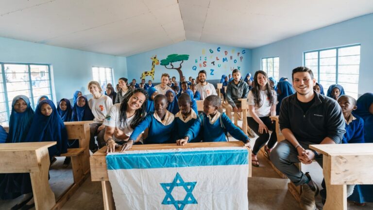 The Afrikan – Working Together organization renovated this school in Tanzania. Photo courtesy of Idan Arad and Shahar Vaturi