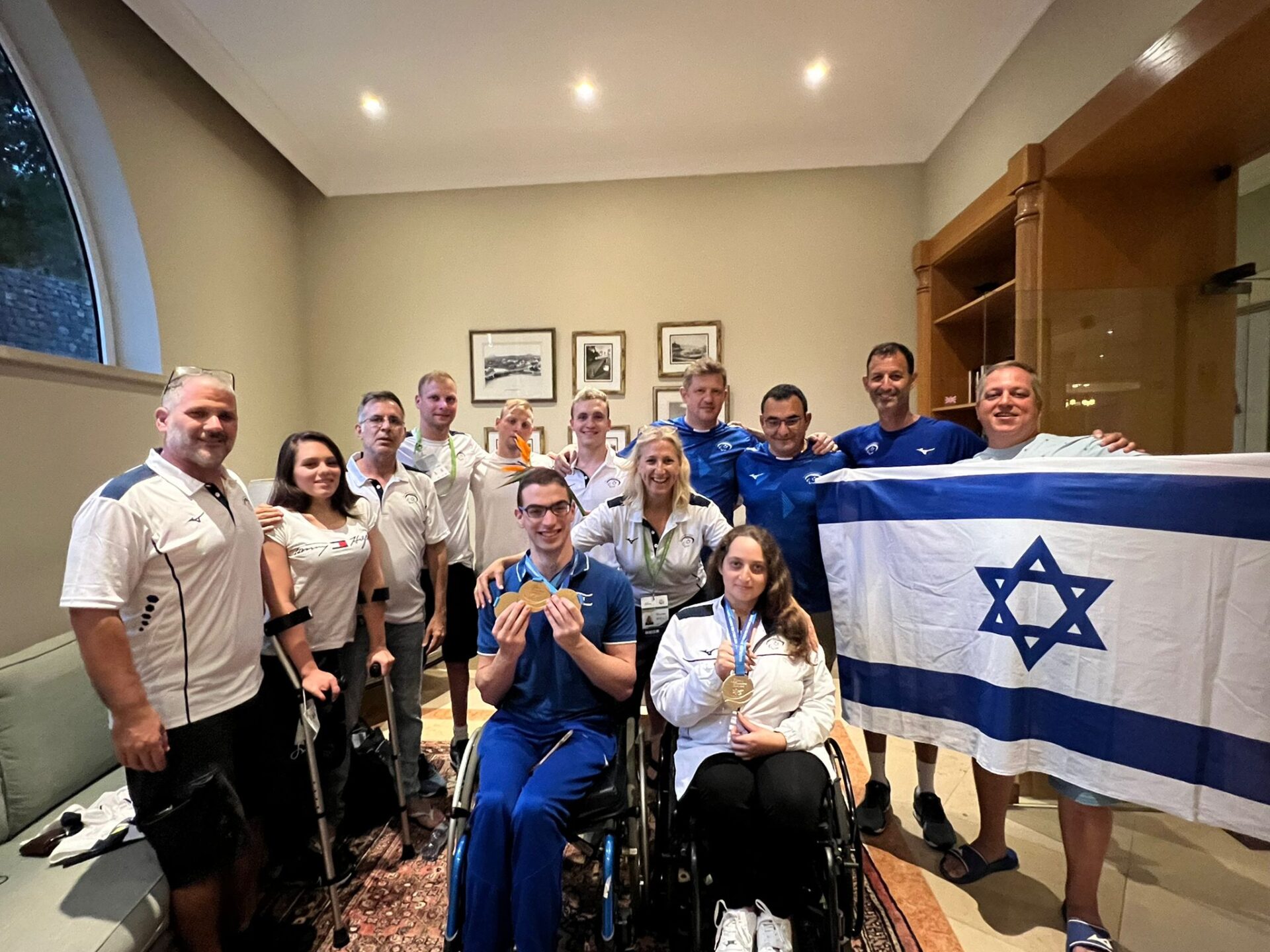 Team Israel comes home with five medals from the 2022 Para Swimming World Championships in Portugal. Photo courtesy of Israel Paralympic Committee