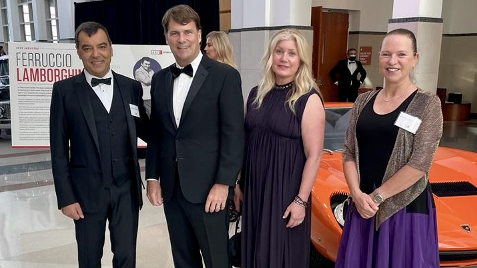 Mobileye founder-CEO Amnon Shashua, far left, and his wife, Anat, far right, flank Ford CEO Jim Farley and his wife, Lia. Photo courtesy of Mobileye