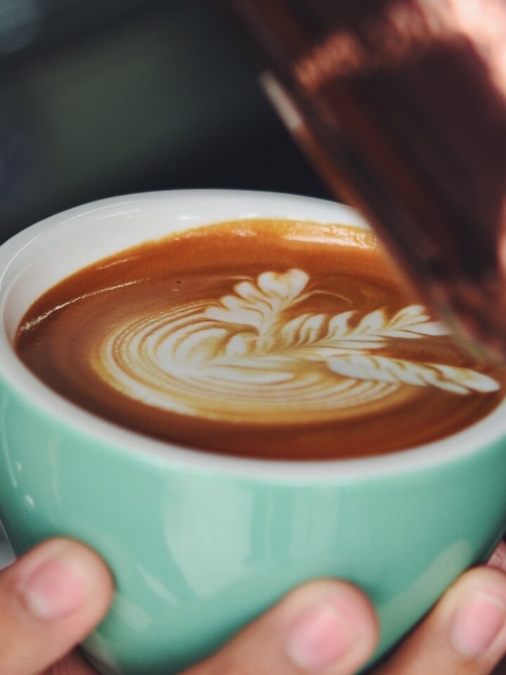Chickpea-based nondairy milk for coffee drinks. Photo courtesy of ChickP