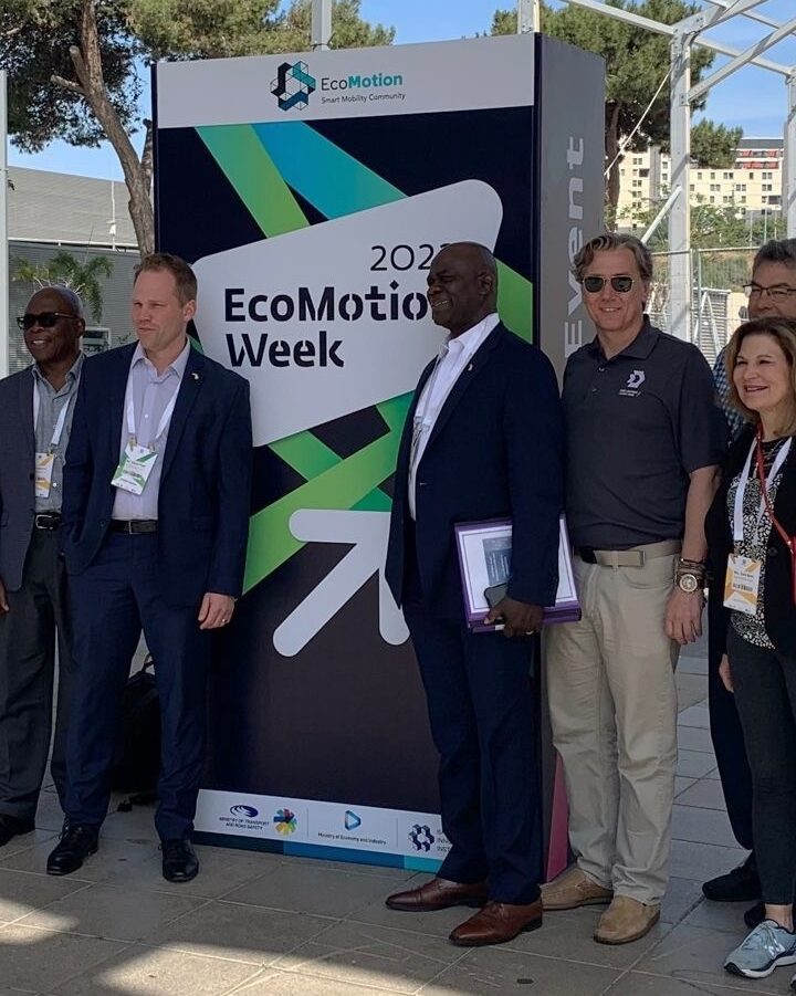 A delegation from Michigan at the 2022 EcoMotion international mobility conference in Tel Aviv. Photo courtesy of Michigan Israel Business Accelerator