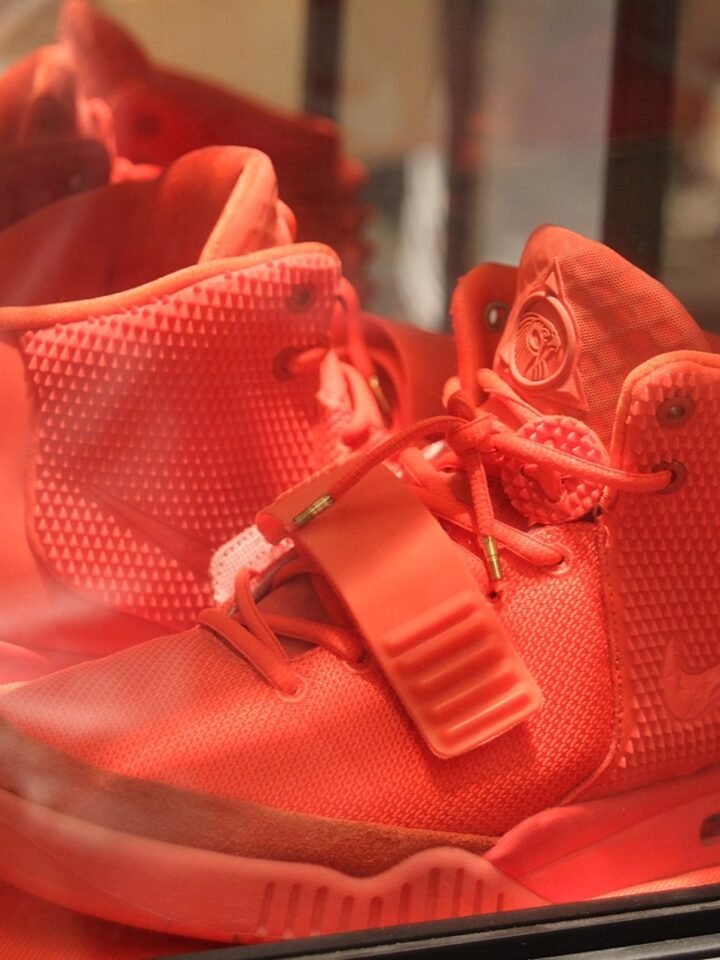 “Red Octobers” a 2015 style from Kanye West’s Yeezy line with Adidas, for which Udi Avshalom was COO. Photo by Kalvin Chan via Wikimedia Commons