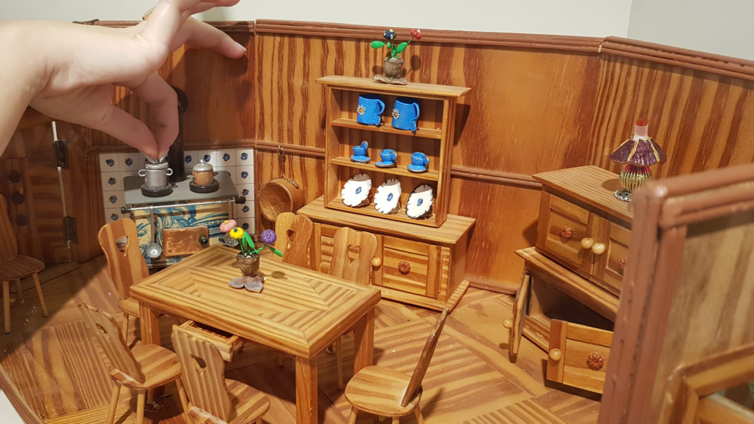 A miniature kitchen at Great Mini World. Photo courtesy of Great Mini World