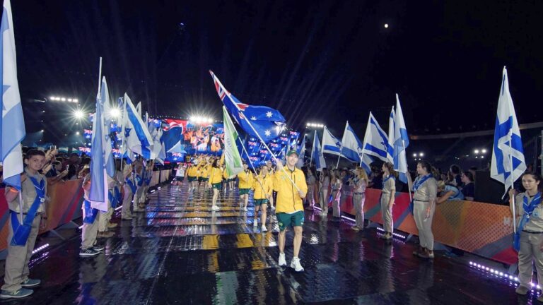 Opening ceremony from the 2017 Maccabiah. Photo courtesy of Maccabia
