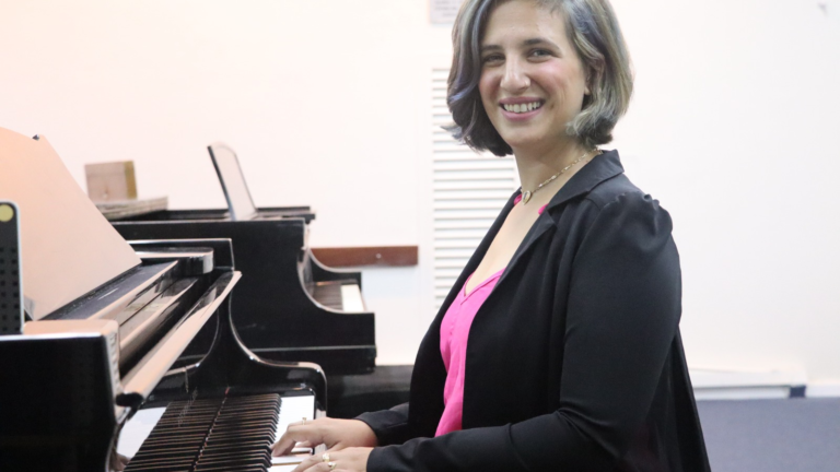 PhD student Neta Maimon found that musical tests can detect cognitive decline in the elderly. Photo courtesy of Tel Aviv University