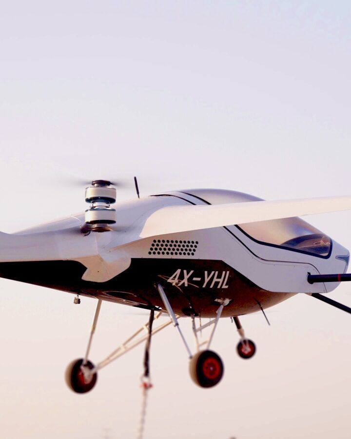 AIR ONE completing its first hover test in June 2022. Photo courtesy of AIR