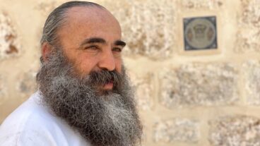 Father Philotheos of St. George Church in Akko. Photo by Cathy Raff