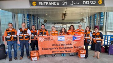 United Hatzalah of Israel Sends Emergency Response Delegation to Puerto Rico in Wake of Hurricane Fiona. Photo courtesy of United Hatzalah