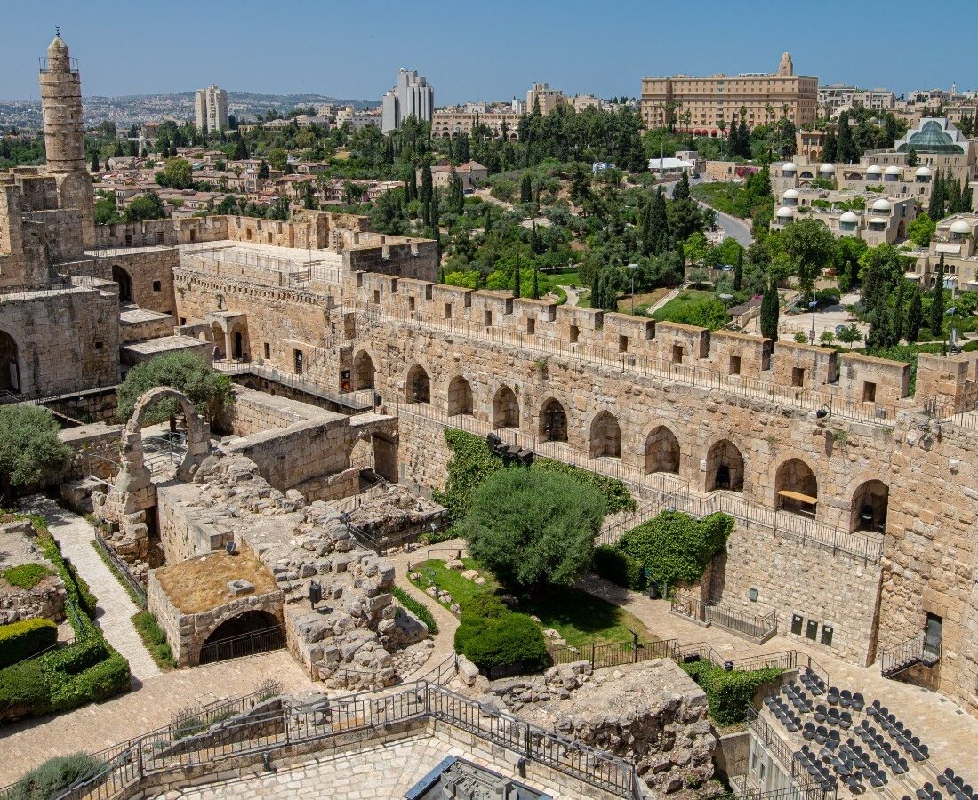 At Jerusalem’s Tower of David Museum, archeological finds blend in with the newer structure. Photo courtesy of Tower of David Museum