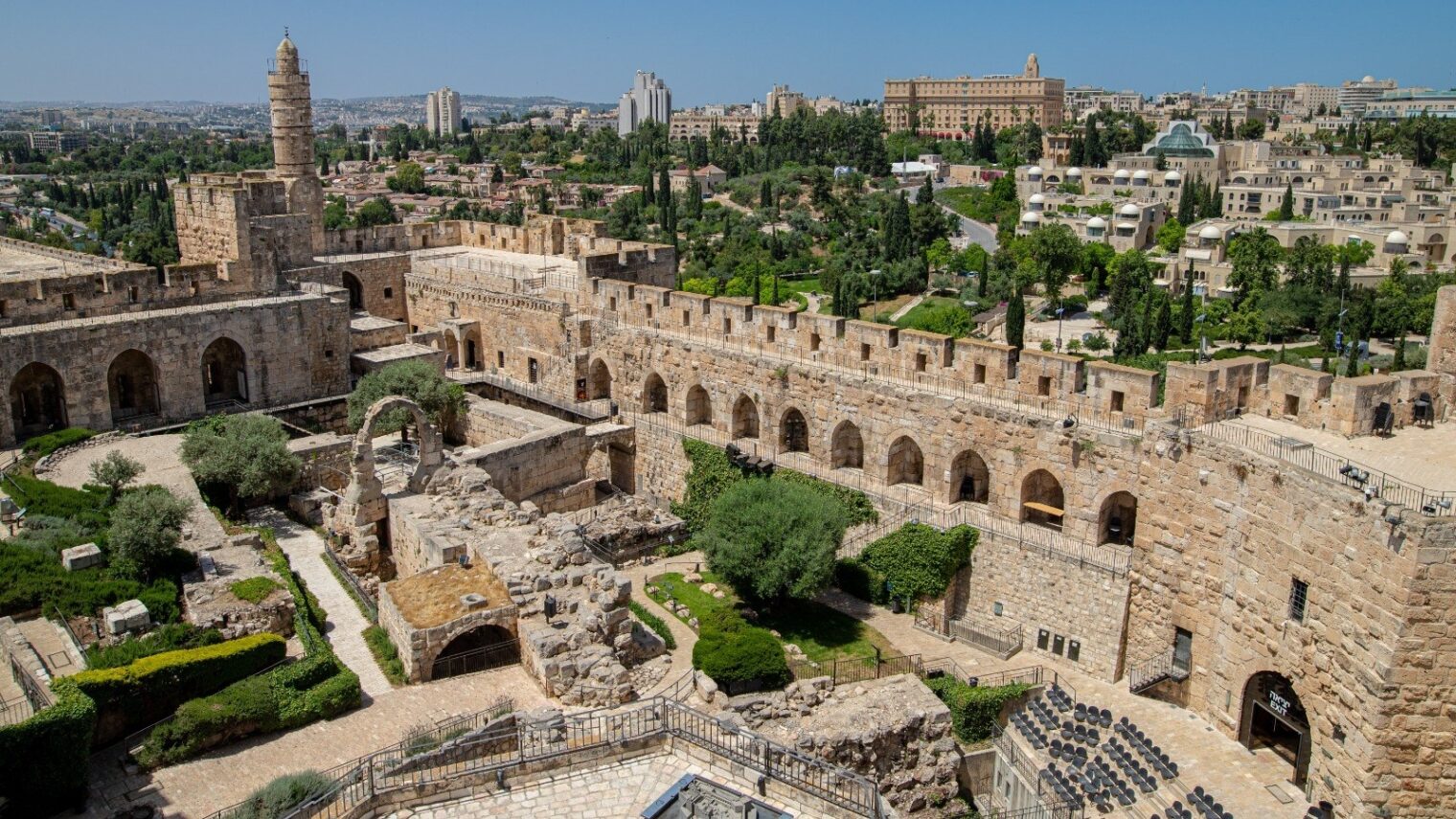 At Jerusalemâ€™s Tower of David Museum, archeological finds blend in with the newer structure. Photo courtesy of Tower of David Museum