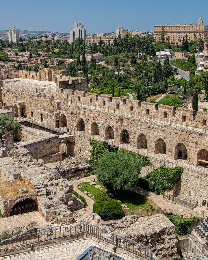 At Jerusalem’s Tower of David Museum, archeological finds blend in with the newer structure. Photo courtesy of Tower of David Museum