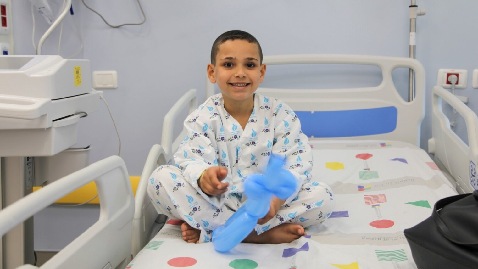 Amir Yichya Mabchuch, 5, was the 3,000th patient from Gaza and the Palestinian Authority territories to be treated at Save a Child’s Heart in Holon, Israel. Photo courtesy of SACH