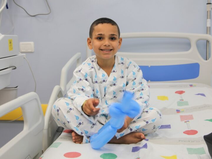 Amir Yichya Mabchuch, 5, was the 3,000th patient from Gaza and the Palestinian Authority territories to be treated at Save a Child’s Heart in Holon, Israel. Photo courtesy of SACH