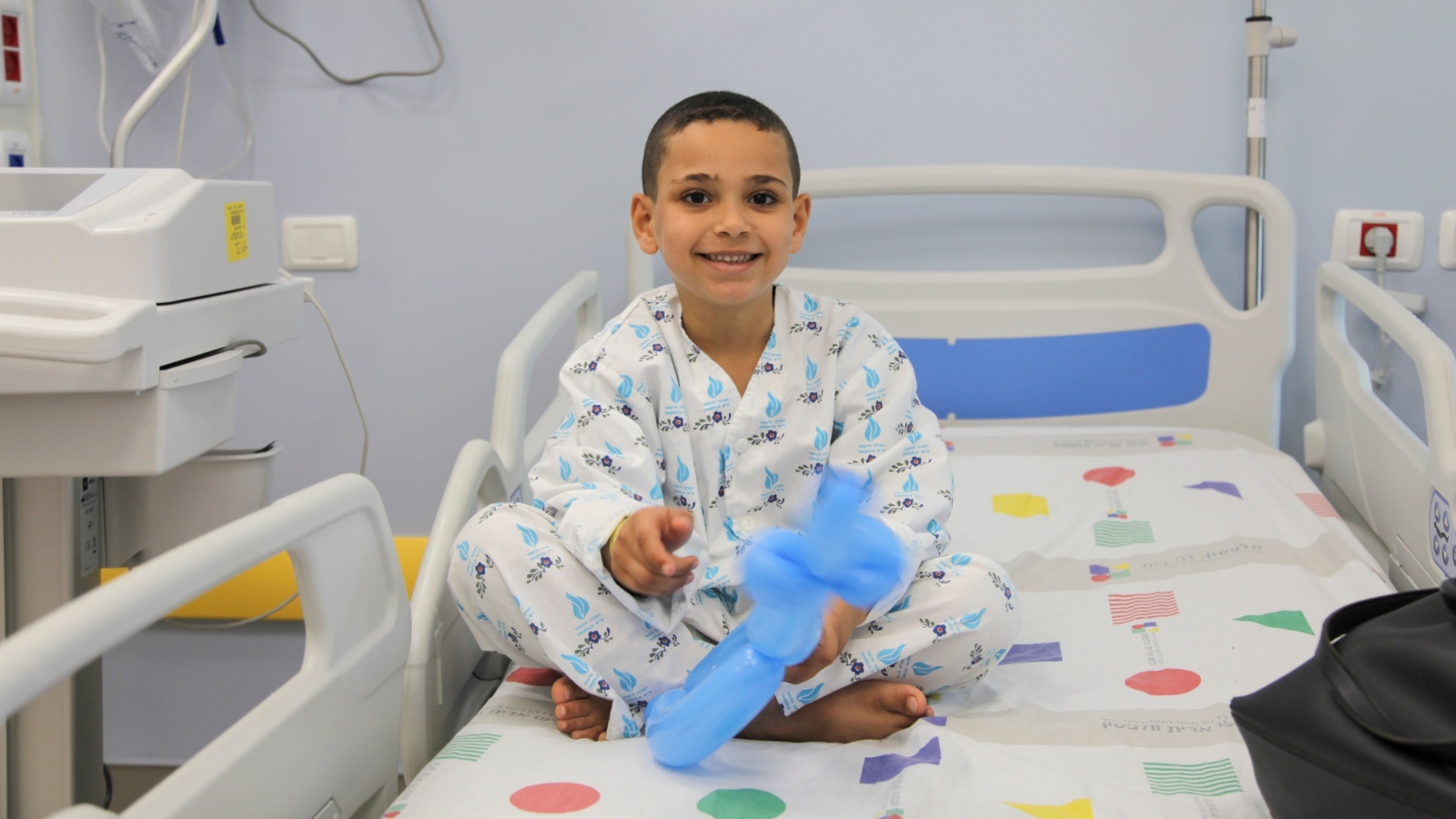 Amir Yichya Mabchuch, 5, was the 3,000th patient from Gaza and the Palestinian Authority territories to be treated at Save a Childâ€™s Heart in Holon, Israel. Photo courtesy of SACH
