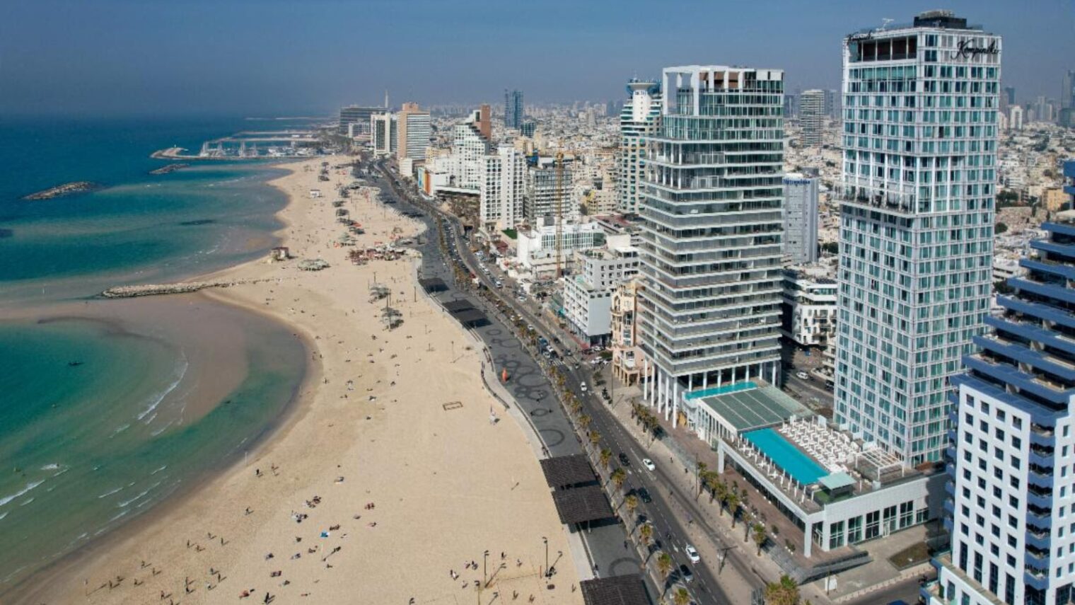 The David Kempinski hotel on the Tel Aviv waterfront. Photo courtesy of the Kempinski Group