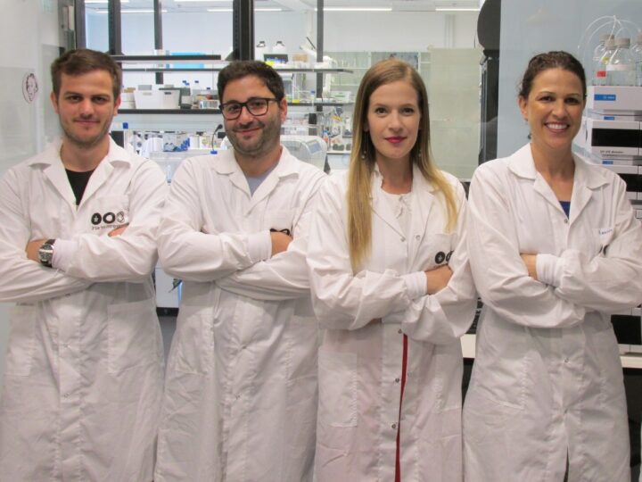 The Tel Aviv University research team behind the novel development that allows for the removal of tumors without surgery. (Photo courtesy of Tel Aviv University)