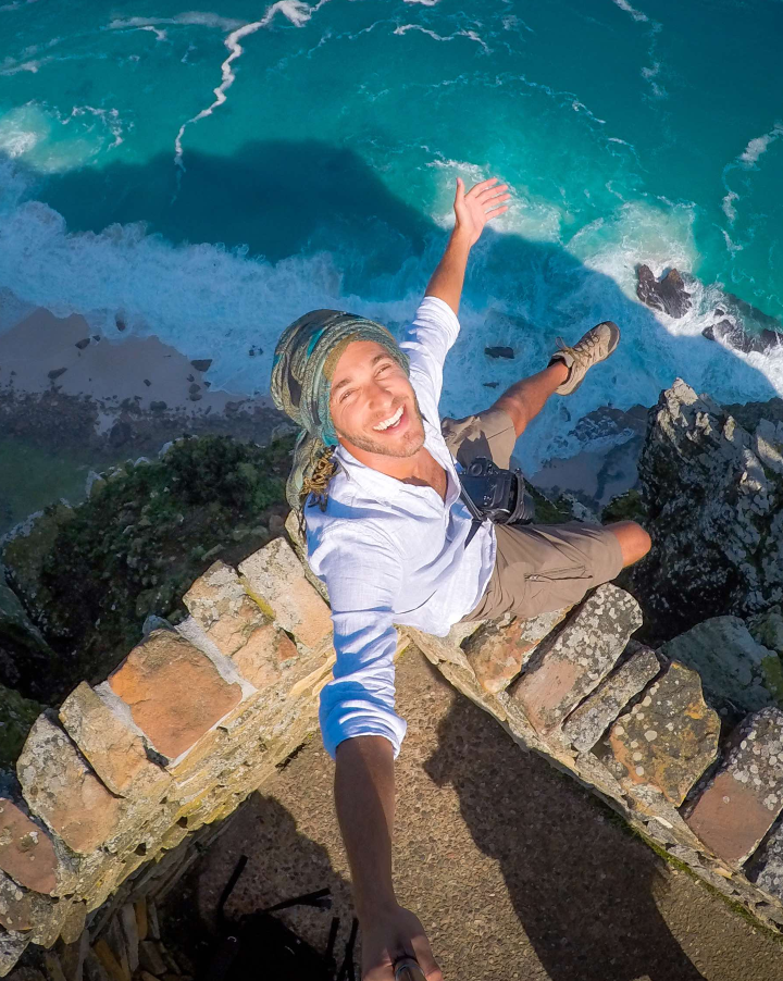 Edden Ram took this selfie at the Cape of Good Hope, South Africa